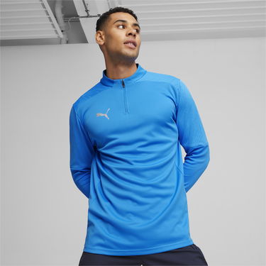 Тениска Puma teamFINAL Training 1/4 Zip Top Синьо | 658551-02, 2