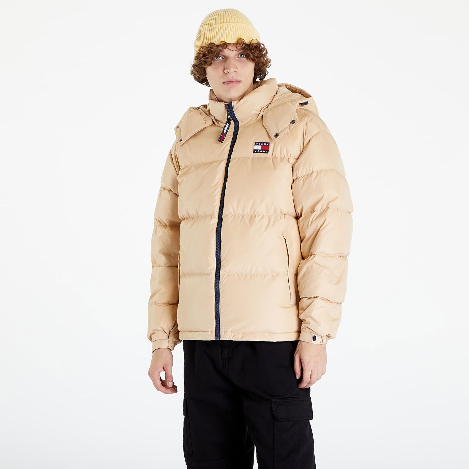 Пухо яке Tommy Hilfiger Jeans Alaska Puffer Бежово | DM0DM15445 AB4, 0