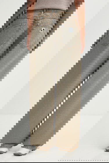 Дънки Carhartt WIP Brandon Loose Fit Washed Jeans Бежово | I035822-3FU.GD, 4