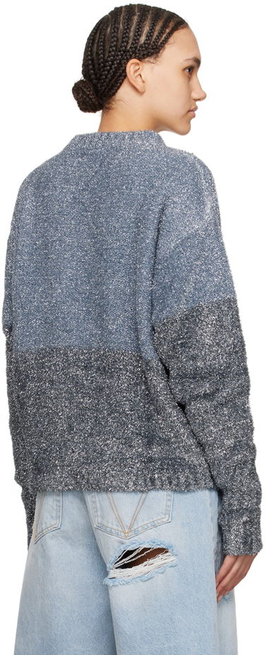 Пуловер ERL Intarsia Knit Skull Sweater Сиво | ERL08N367, 2