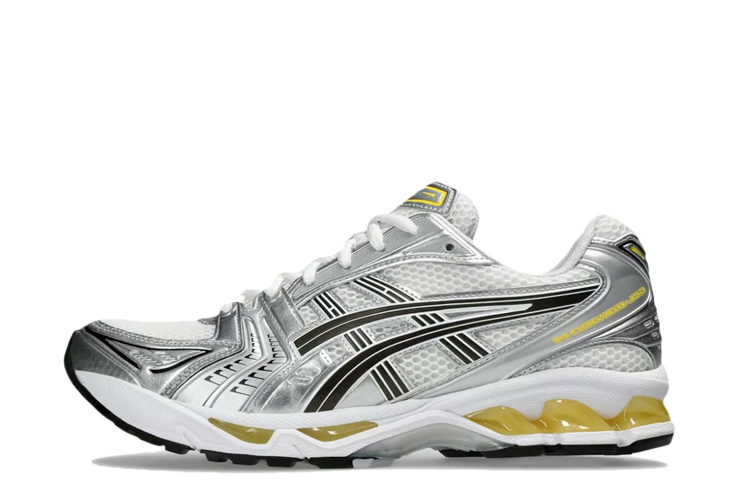 Кецове и обувки Asics Gel-Kayano 14 White Tai Chi Yellow - US 5 Сиво | 1203A537-101, 0