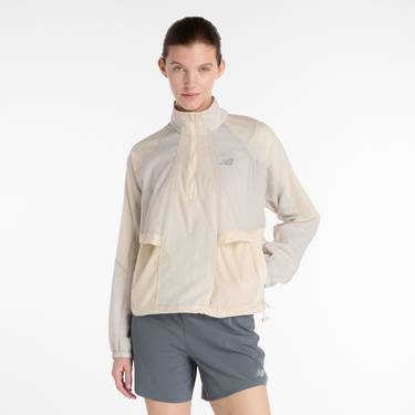 Яке New Balance Better Run Water Resistant Jacket Бежово | wo53206-lin, 2