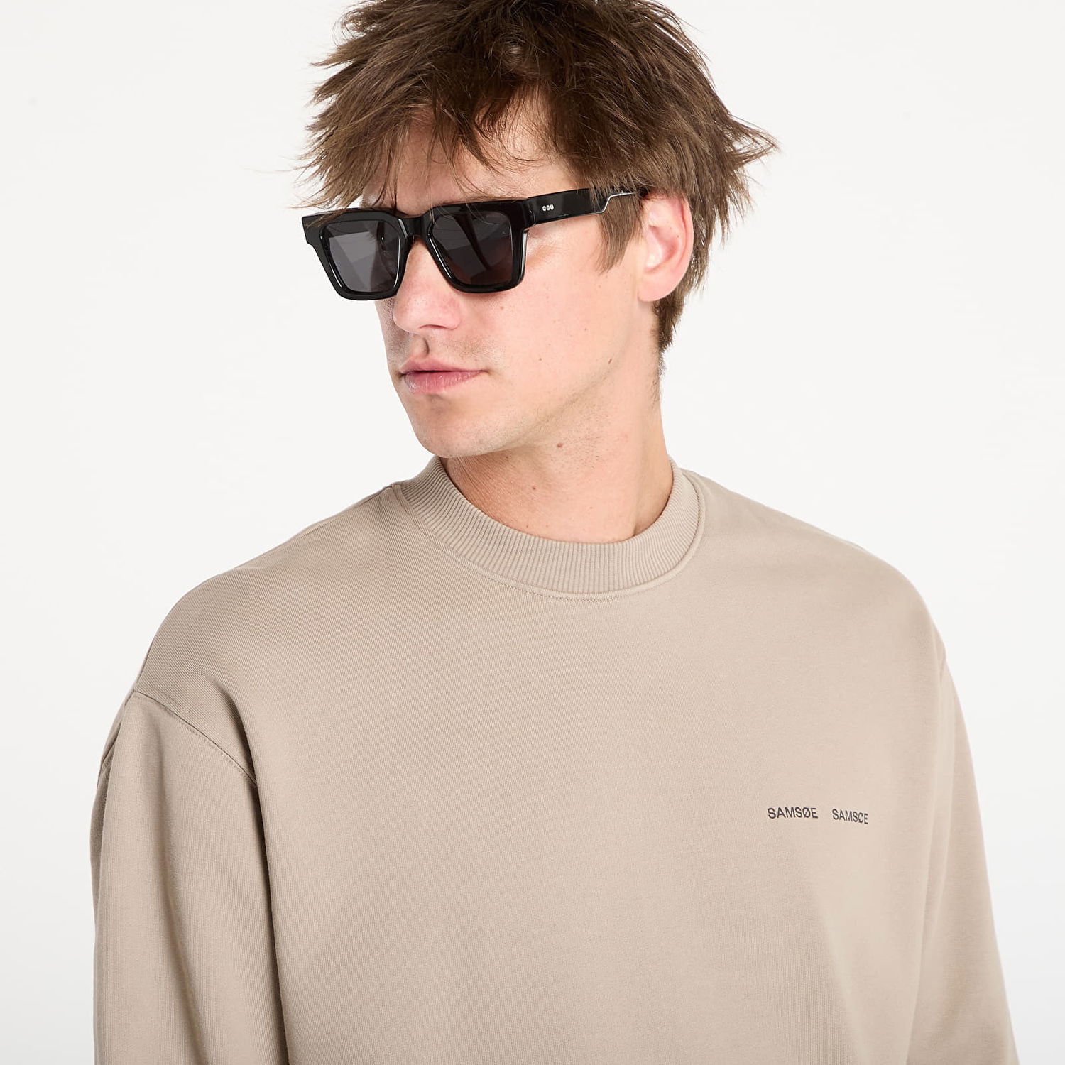 Суитчър Samsoe Samsoe Samsøe Samsøe Norsbro Crew Neck Sweatshirt Бежово | M00018103_170205TCX, 1