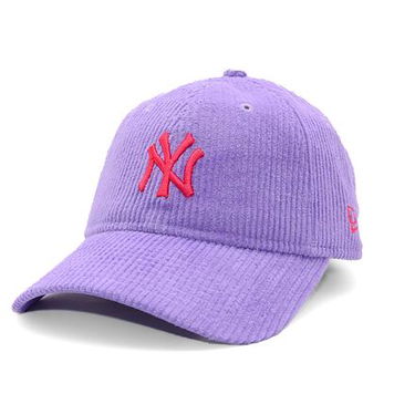 Шапка с козирка New Era Corduroy 9TWENTY NY Yankees Adjustable Hat Лилаво | 60595365, 0