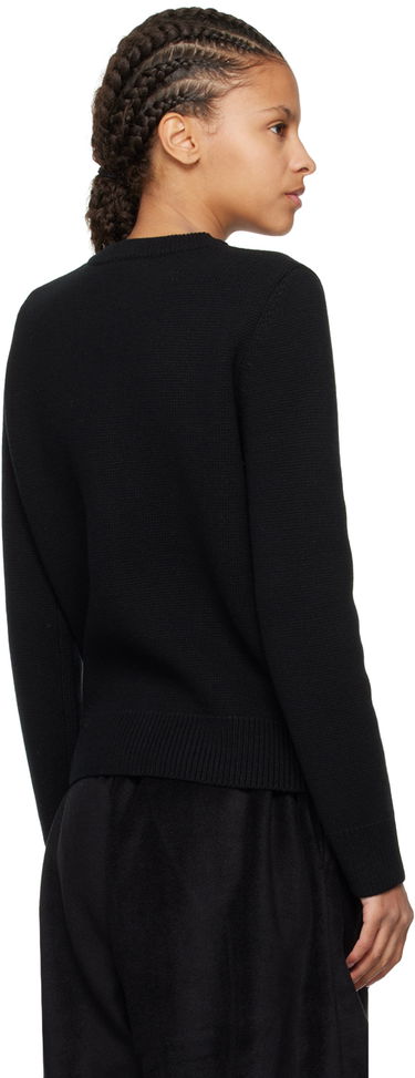 Пуловер We11done Embroidered Cardigan Черно | WD-KC2-24-602-W-BK, 2