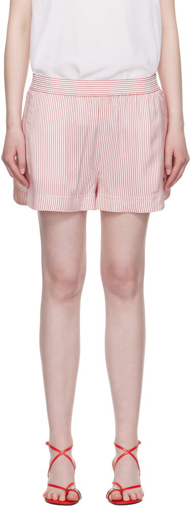 Къси панталони Stella McCartney Stella McCartney Striped Elasticated Shorts Червено | 6402953FR210, 0