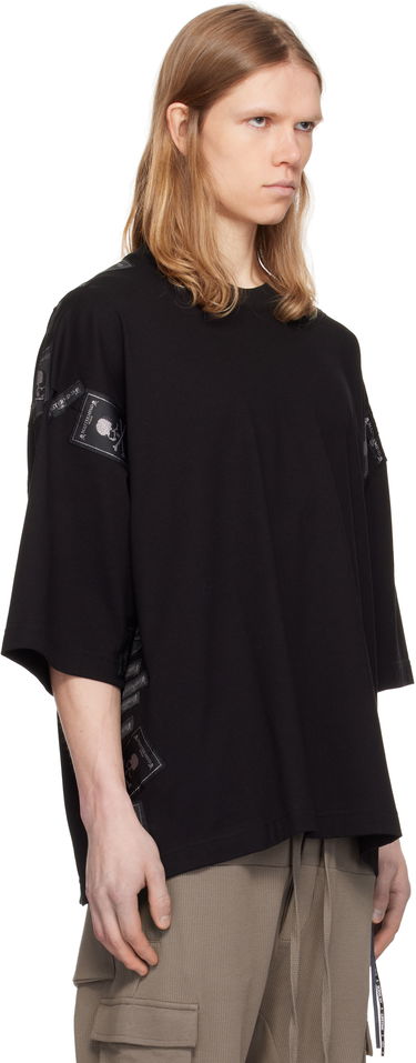 Тениска Mastermind WORLD Mastermind World Boxy Fit Label T-Shirt Черно | MW25S14-TS031-022, 1