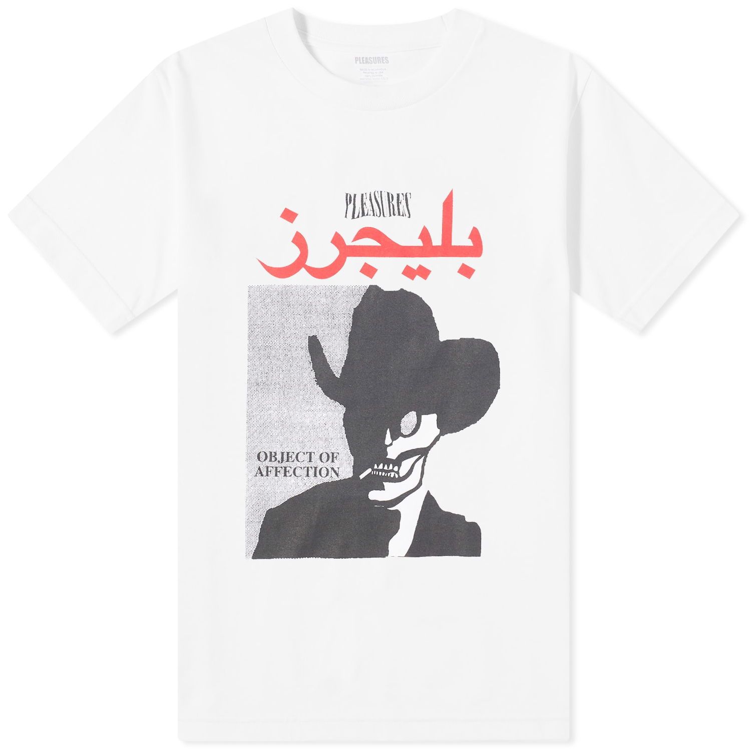 Тениска Pleasures Affection T-Shirt Бяло | P23W053-WHT, 0