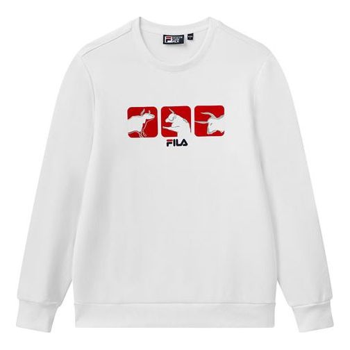 Суитчър FILA Sportswear Bull Graphic Sweatshirt Бяло | F11M118297F-WT, 0
