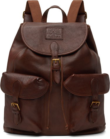 Раница Polo by Ralph Lauren Ralph Lauren Heritage Leather Backpack Кафяво | 405946036001, 0