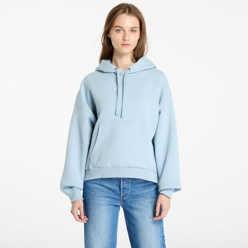 Суитчър Karl Kani Small Signature Essential OS Hoodie Light Blue Синьо | KW-HD031-090-30