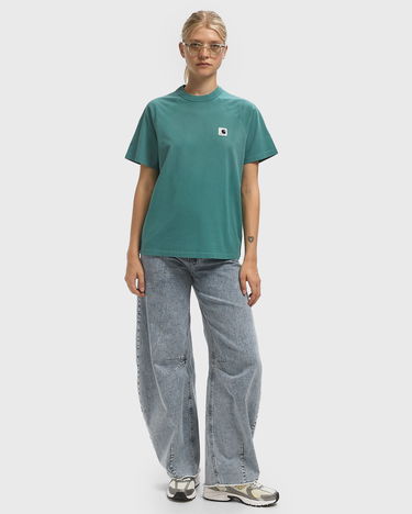 Тениска Carhartt WIP Women's Hudson Short Sleeve T-Shirt Зелено | I035138-2ZU.5F, 1