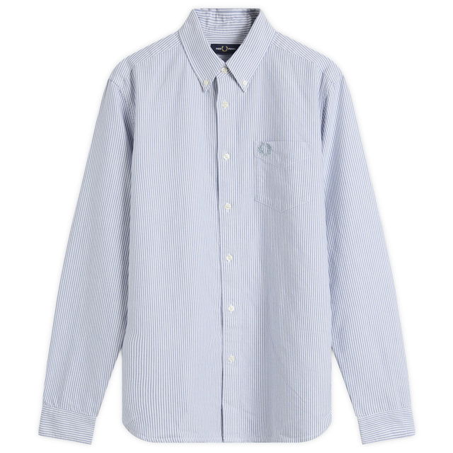 Fred Perry Oxford Stripe Shirt, Size Large