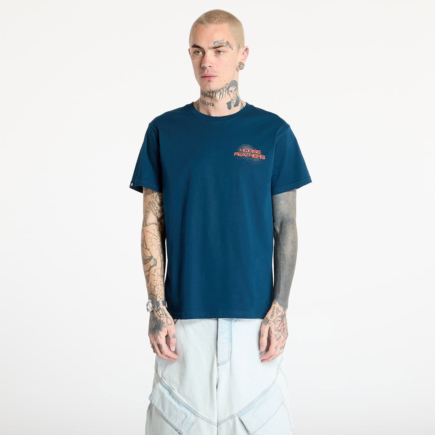 Тениска Horsefeathers Horsefeathers Rizmo T-Shirt Тъмно синьо | SM1377A, 0