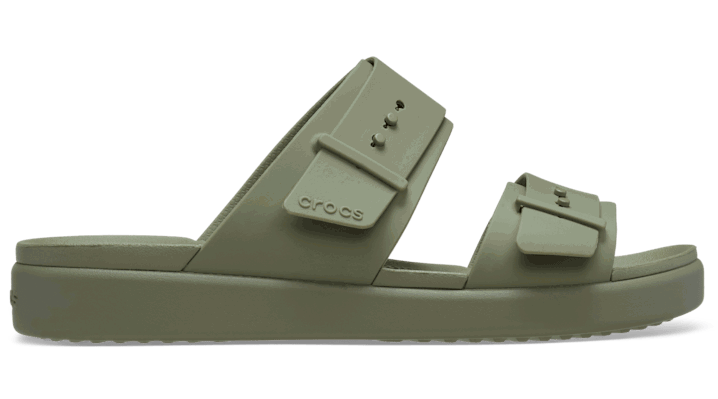 Кецове и обувки Crocs Brooklyn Buckle Low Low Sandals Зелено | 211215-3BX