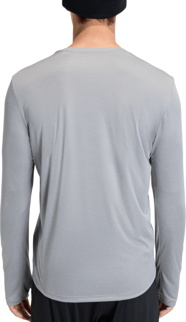 Тениска adidas Originals Adi365 Essentials Long-Sleeve Running Top with Thumbholes Сиво | ke8420, 1