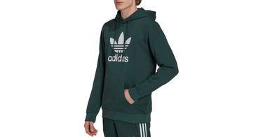 Суитчър adidas Originals Hoodie Trefoil Зелено | hk7270, 1