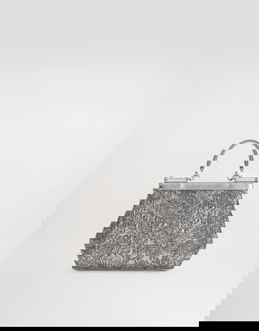 Дамска чанта Dolce & Gabbana Dolce & Gabbana Medium Sicily Brocade Handbag Металик | BB6003BR81780998, 3