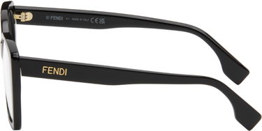 Слънчеви очила FENDI Lettering Rectangle Glasses Черно | FE50127IW54001 192337228438, 2