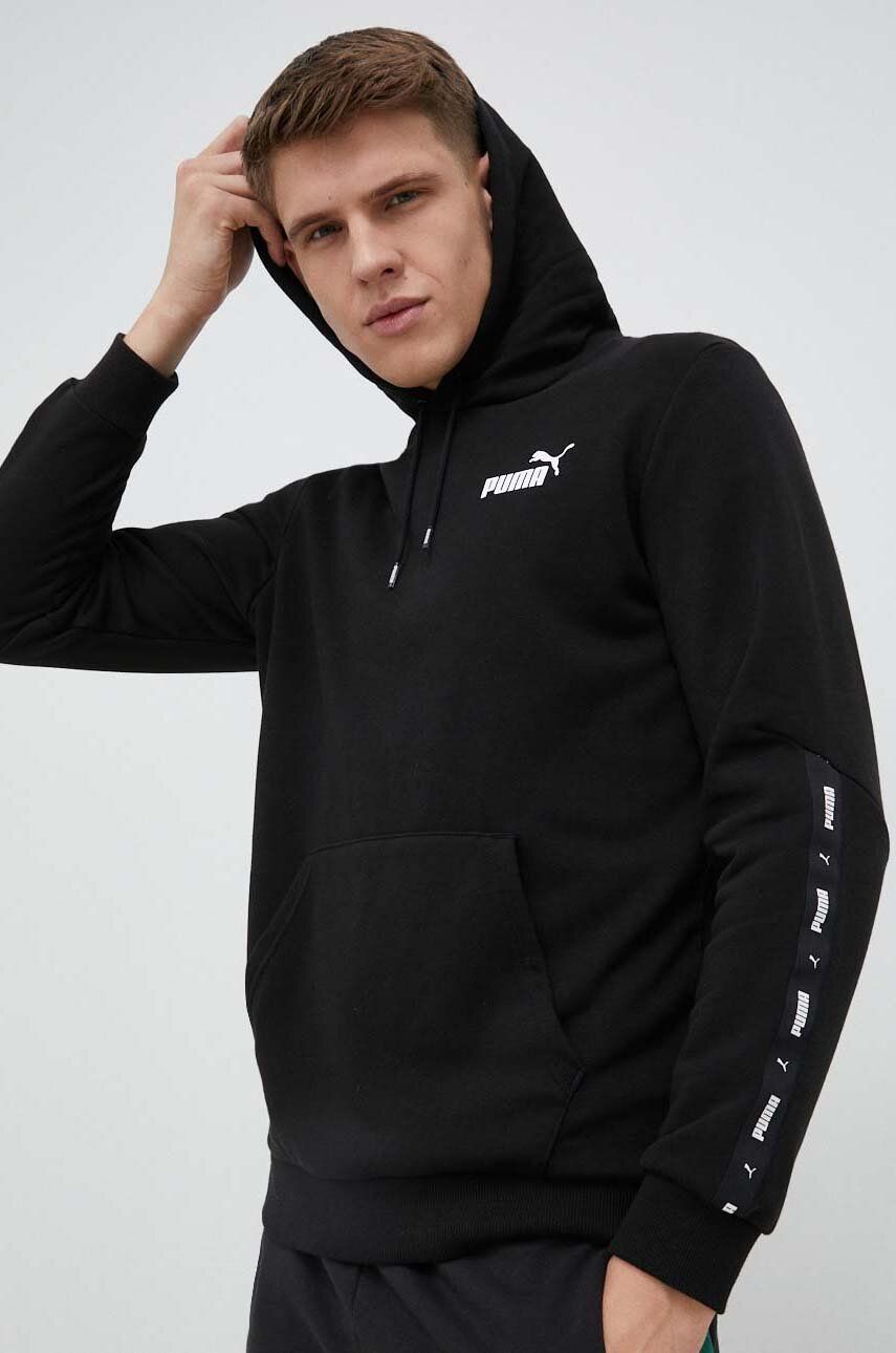 Суитчър Puma Essentials+ Tape Hoodie Черно | 847385, 0