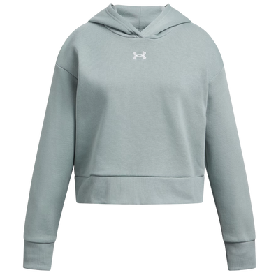 Суитчър Under Armour UA Rival Fleece Cropped Hoodie Зелено | 1379517-348, 0