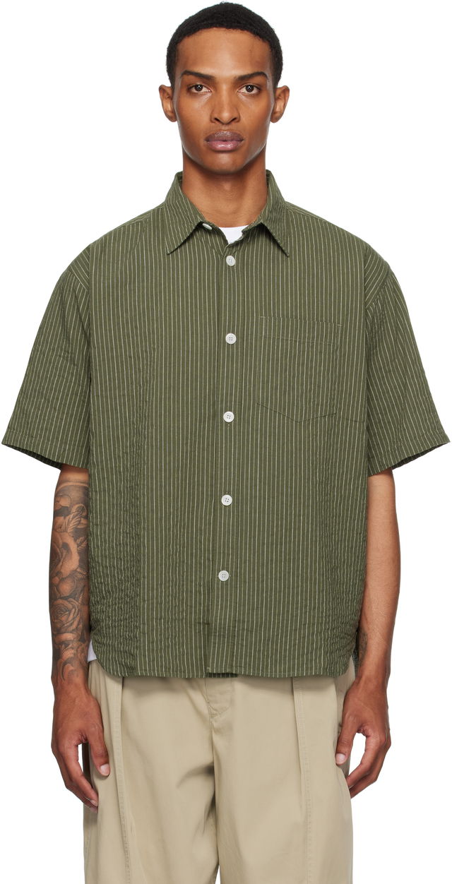 Norse Projects Mo Oversized Stripe Short Sleeve Shirt