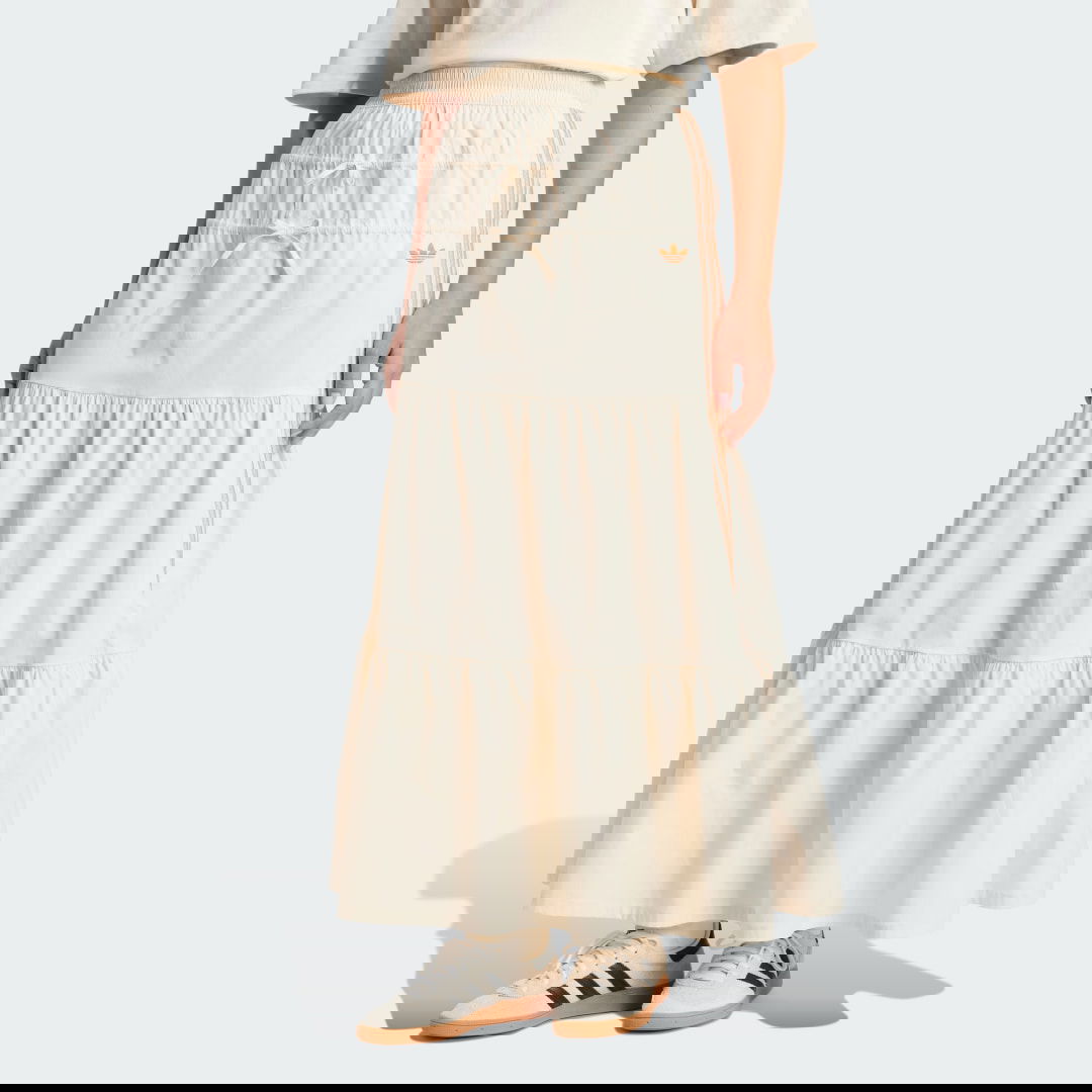 Пола adidas Originals adidas Originals Summer Glow Tiered Maxi Skirt Бежово | KC0768, 0