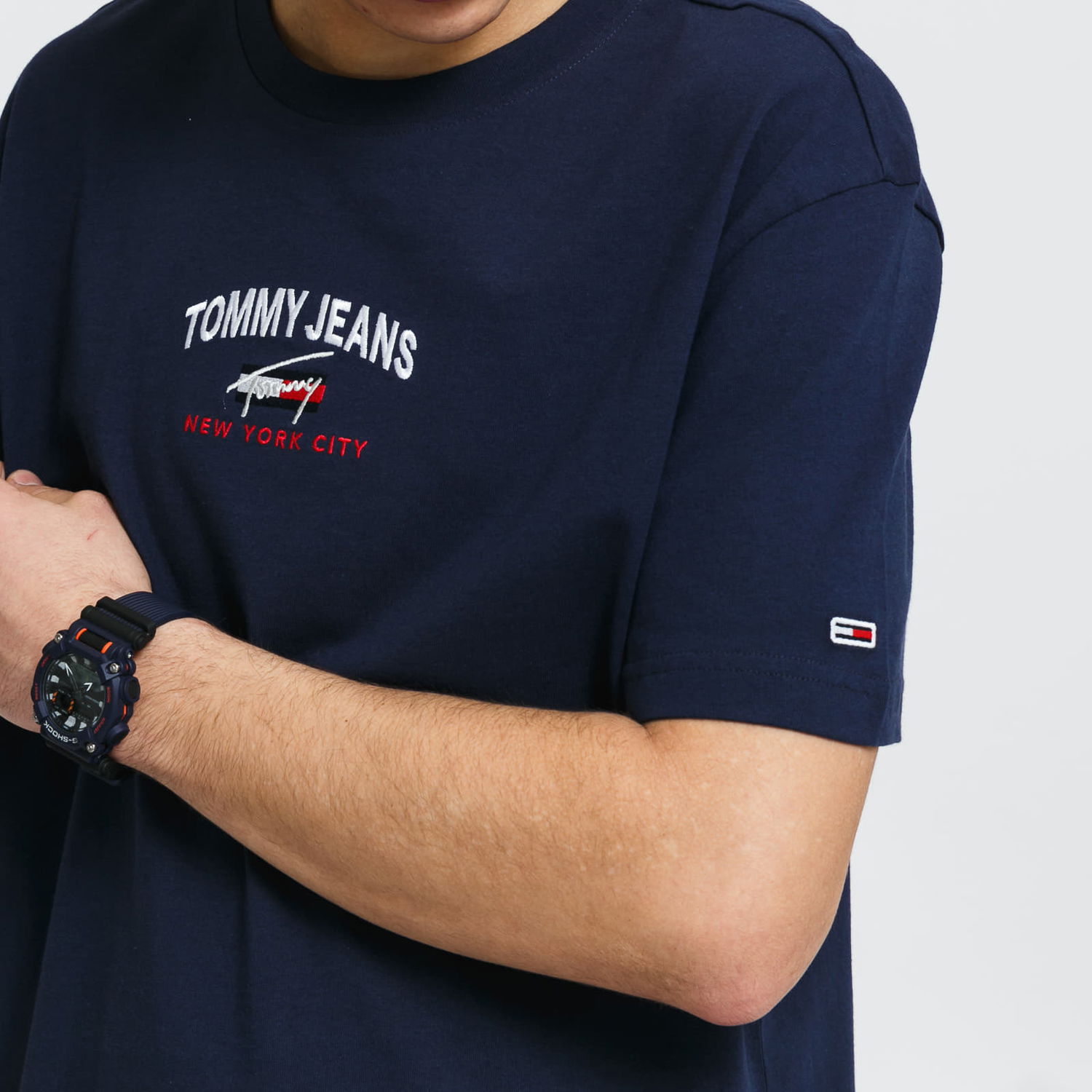 Тениска Tommy Hilfiger Timeless Tommy Script Tee Тъмно синьо | DM0DM10620 C87, 1