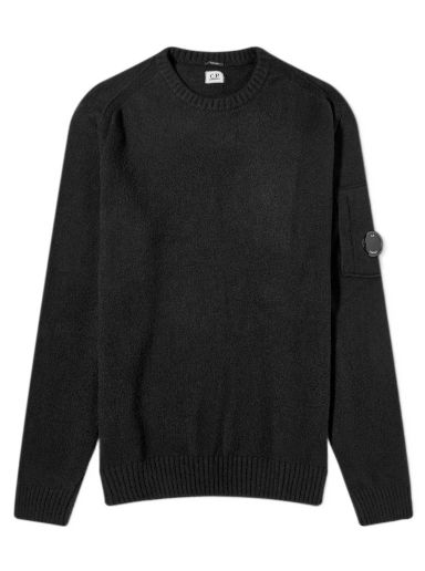 Пуловер C.P. Company Fleece Knit Crewneck Черно | 15CMKN197A-006170A-999