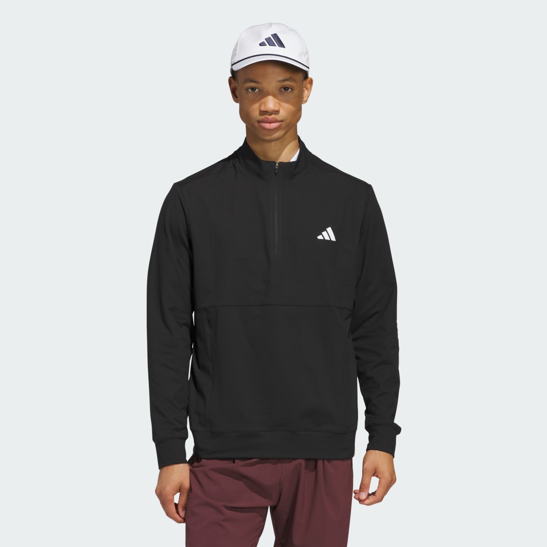 Суитчър adidas Performance Ultimate365 Tour Quarter-Zip Pullover Черно | JF4844, 0
