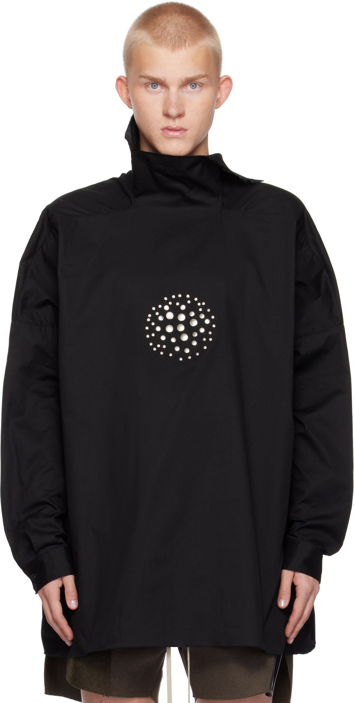 Риза Rick Owens Orb Long Sleeve Shirt Черно | RR02D6209 CDRES3, 0