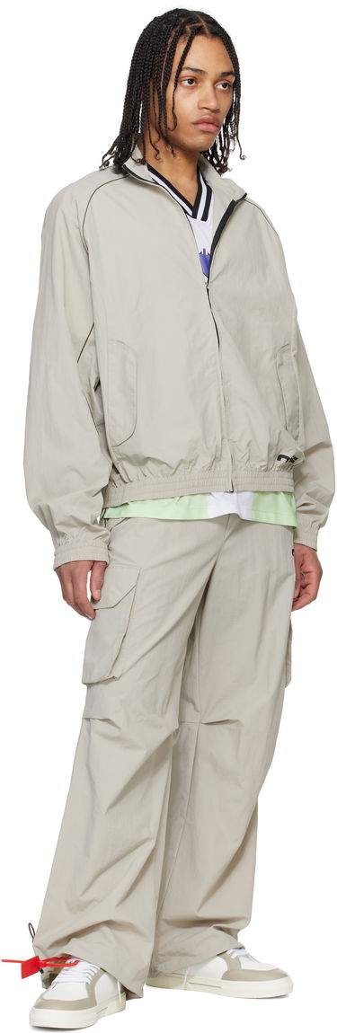 Ветровка Off-White Off-White Split Track Jacket Бежово | OMBD05AS25FAB0010500, 3