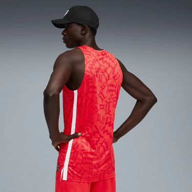 Фланелка Puma Teamjaws Graphic Jersey Tank Top Червено | 688203-03, 3