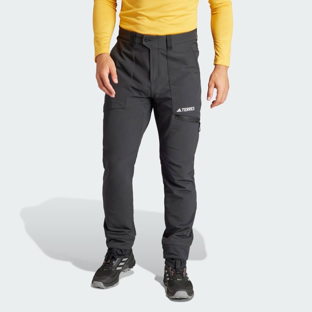 Панталони и дънки adidas Originals Terrex Xperior Yearound Soft Shell Сиво | IB1127, 1