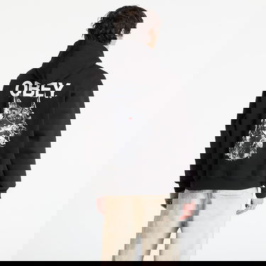 Суитчър OBEY Doberman Pullover Hood Черно | 112844249-BLK, 3