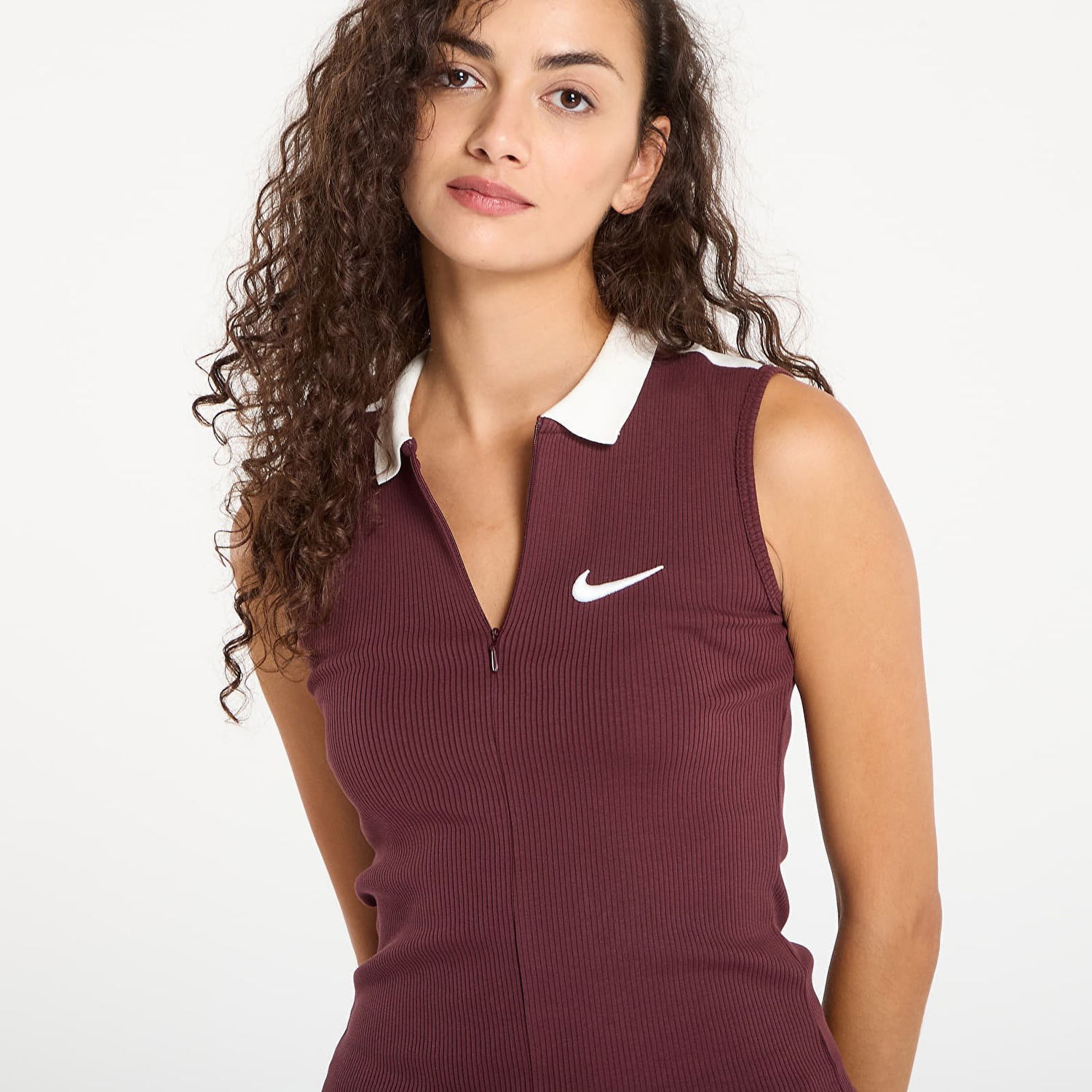 Потник Nike Fitted Tank Top Бургунди | IO8899-652, 1