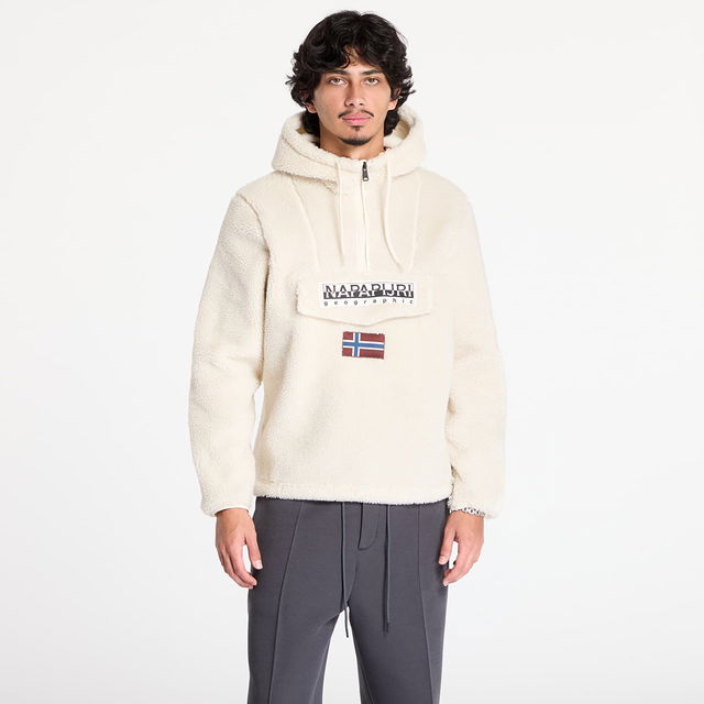 Curly Hoodie Beige