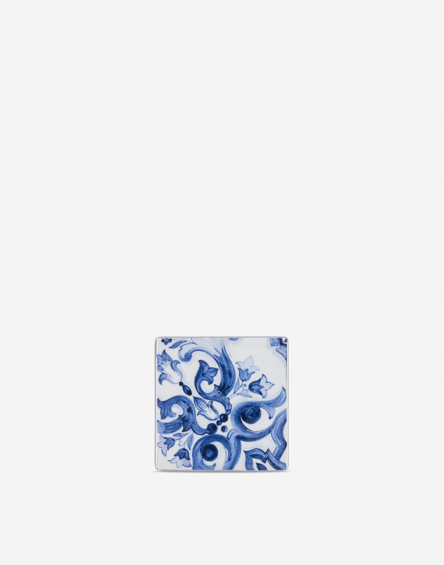 Домашен декор Dolce & Gabbana Dolce & Gabbana Small Porcelain Coaster Синьо | TC0065TCAD7UB001, 0