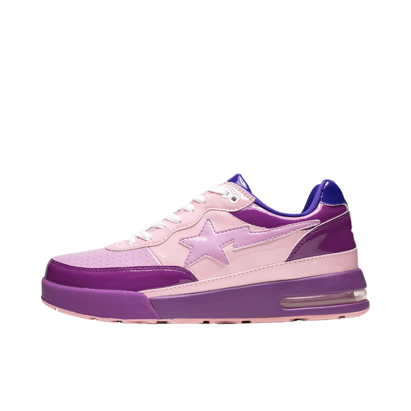 Кецове и обувки BAPE A Bathing Ape Bape Sta Low Purple Pink Лилаво | 0607FS-034