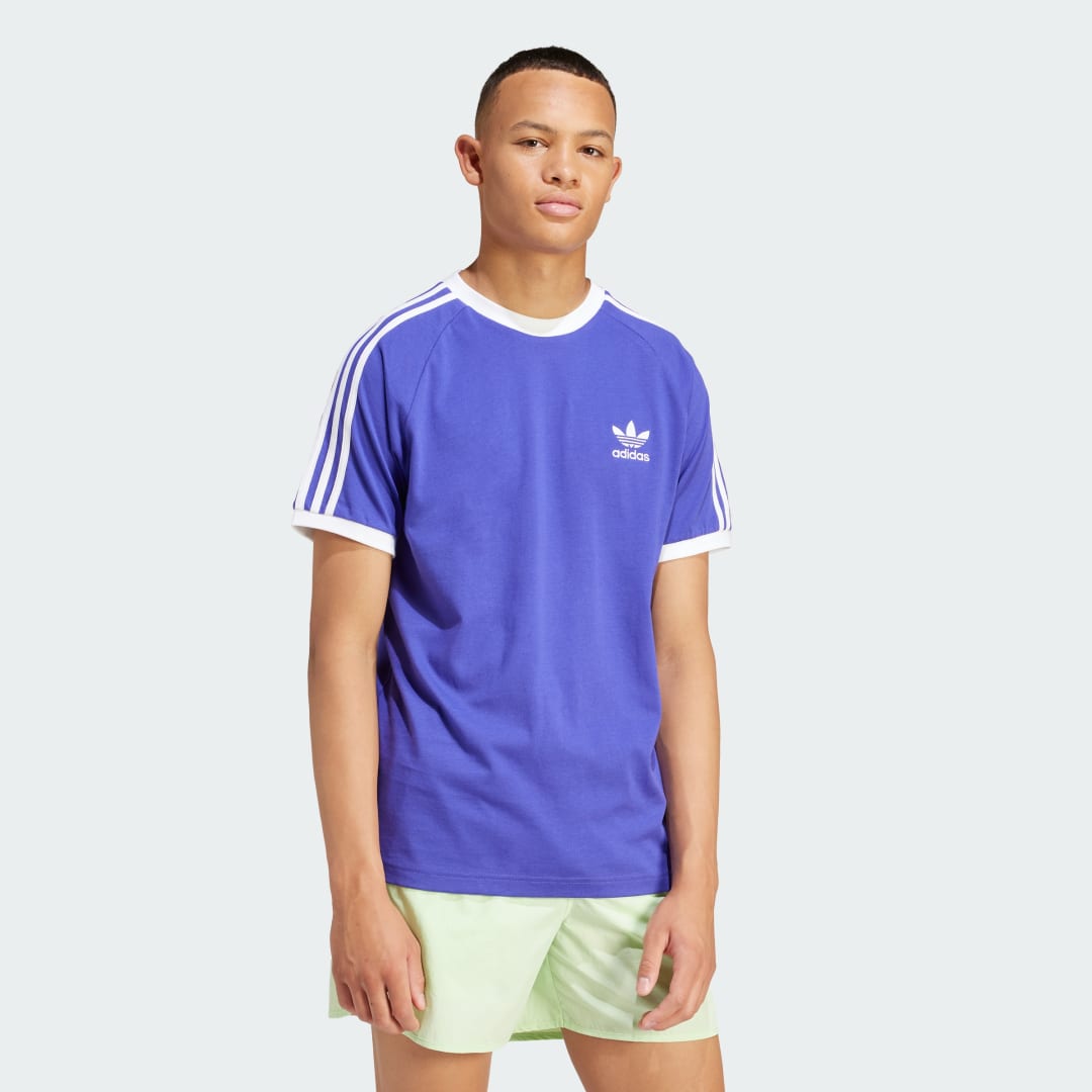 Тениска adidas Originals Adicolor Classics 3-Stripes Tee Лилаво | IM9394, 1