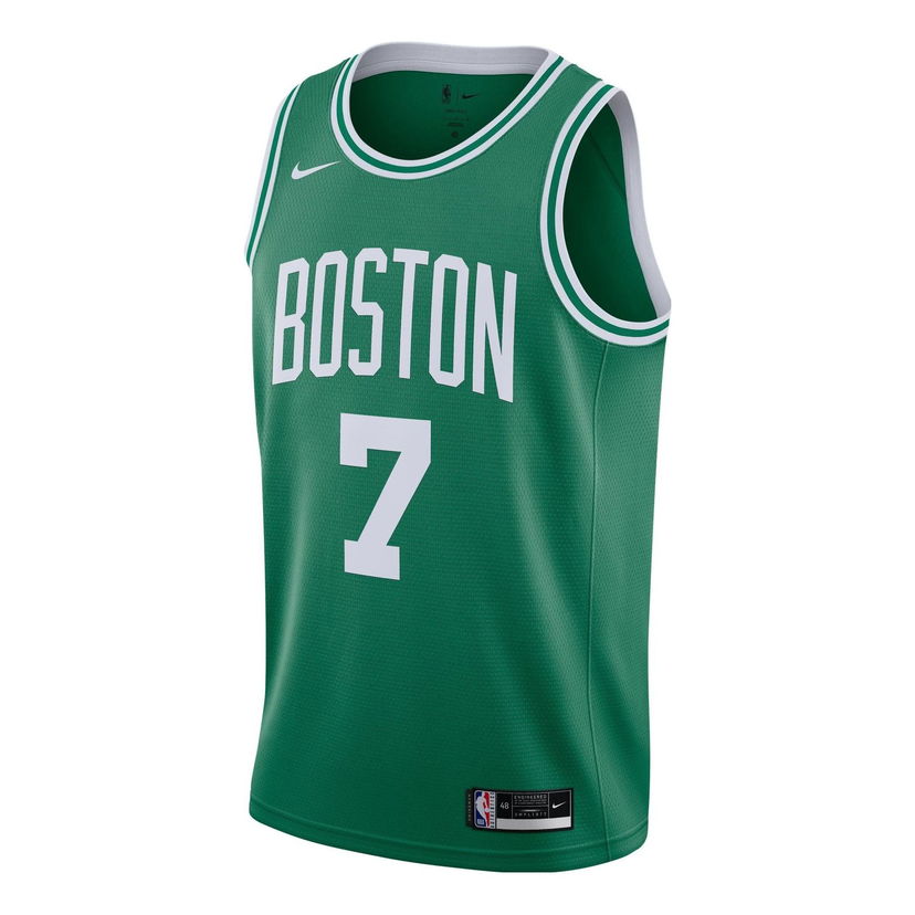 Фланелка Nike NBA Boston Celtics Jaylen Brown 7 Jersey Зелено | CW3659-315