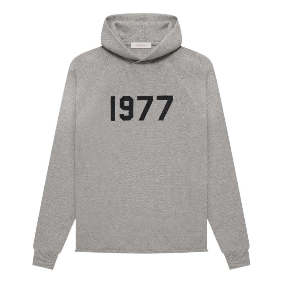 Суитчър Fear of God Essentials Knit Hoodie With Hood Сиво | FOG-SS22-293, 0
