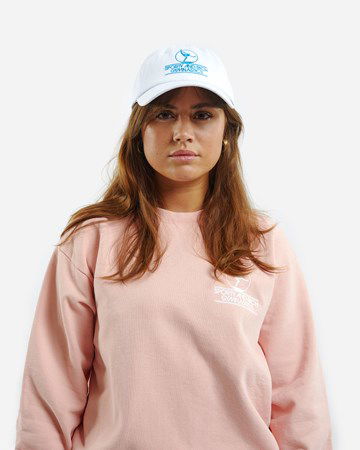 Шапка с козирка Sporty & Rich Gymnastics Hat Бяло | AC482WH, 1
