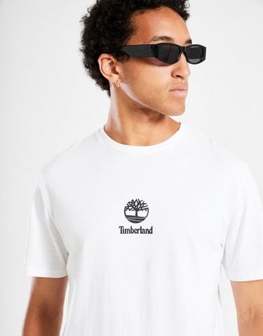 Тениска Timberland T-Shirt New Small Logo Print Short Sleeve Бяло | TB0A6WWT1001, 3