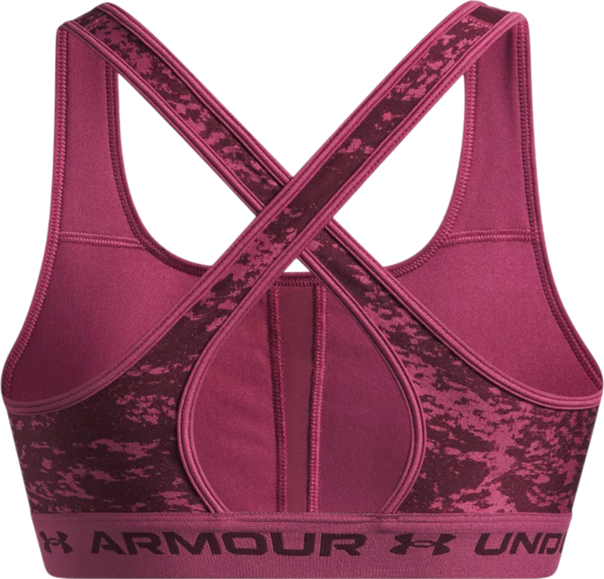 Сутиен Under Armour Under Armour Crossback Mid Print Sports Bra Розово | 1361042-659, 1