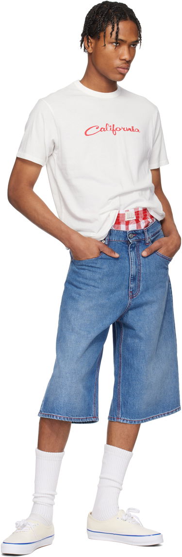 Къси панталони ERL ERL Indiana Denim Skate Shorts Синьо | ERL10P014, 3