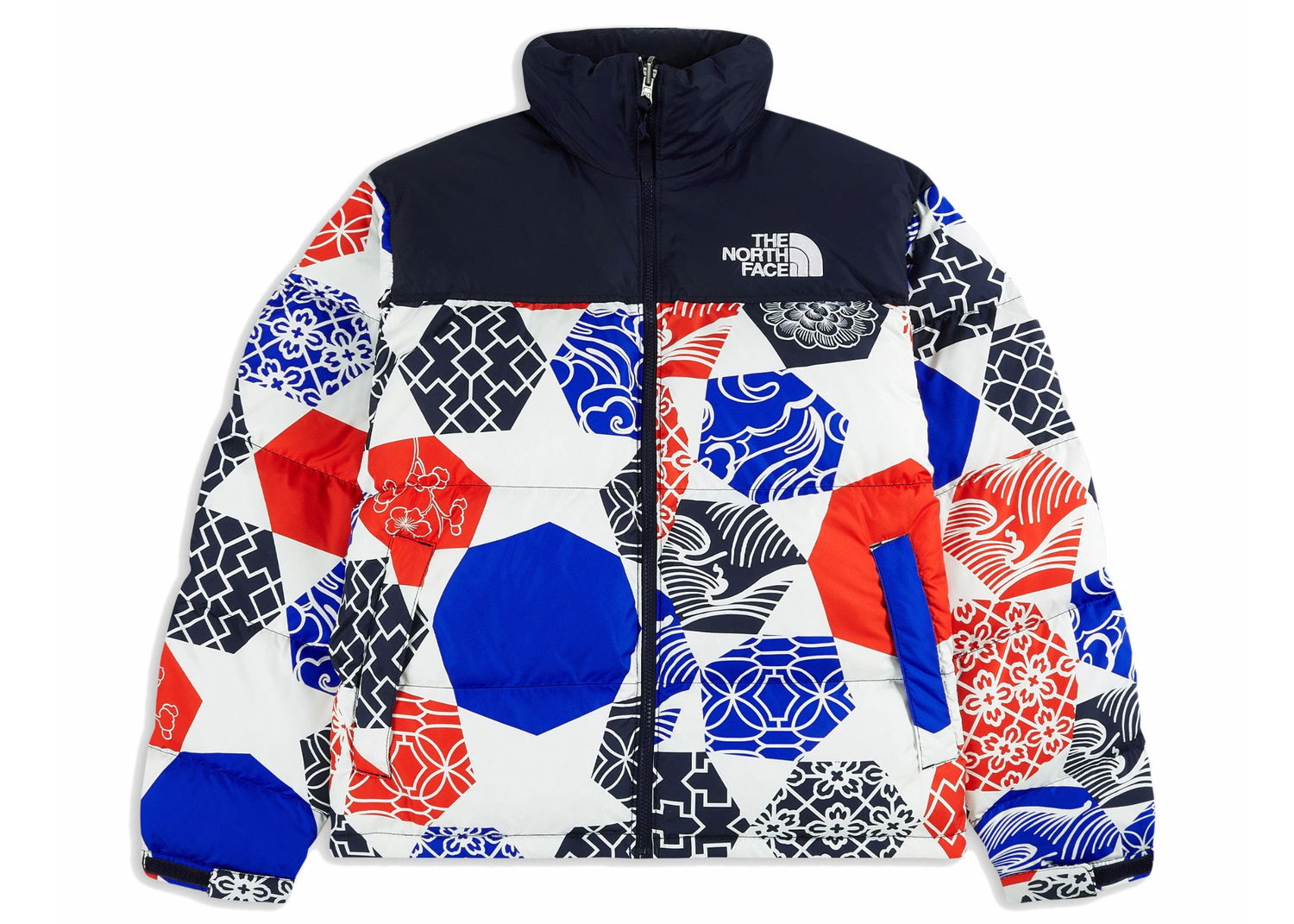 Пухо яке The North Face 1996 Retro Nuptse IC Geo Print Blue Тъмно синьо | NF0A5IX43H1, 0