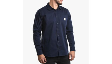 Риза Makia Square Pocket Shirt Тъмно синьо | M60121_670, 2
