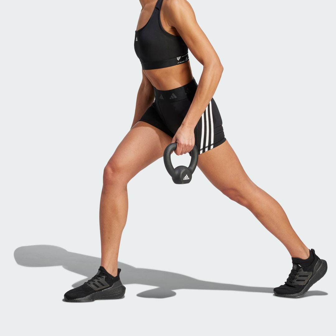 Къси панталони adidas Performance Techfit Hyperglam 3-Inch Short Leggings Черно | HY5894, 0