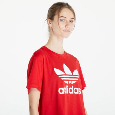 Тениска adidas Originals Trefoil Tee Червено | IM6930, 4